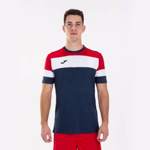 картинка Футболка Crew IV 101534.336 темно-синяя с красным ФОРМА от магазина JOMA SPORT