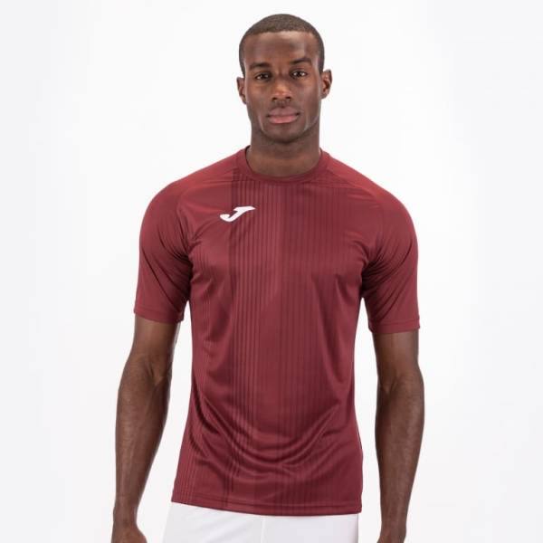 картинка Игровая футболка Tiger бордовая ФОРМА от магазина JOMA SPORT